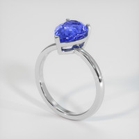 2.78 Ct. Color Change Sapphire Ring, 14K White Gold 2