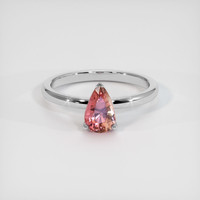 1.03 Ct. Sapphire Ring, 14K White Gold 1