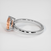 1.94 Ct. Padparadscha Sapphire Ring, 14K White Gold 4