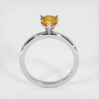 1.40 Ct. Orangish Yellow Sapphire Ring, 14K White Gold 3