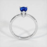 1.13 Ct. Blue Sapphire Ring, 18K White Gold 3