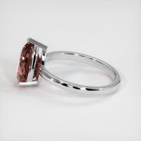 3.04 Ct. Sapphire Ring, 18K White Gold 4
