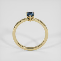 0.40 Ct. Blue Sapphire Ring, 10K Yellow Gold 3