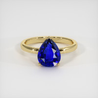 2.53 Ct. Sapphire Ring, 14K Yellow Gold 1