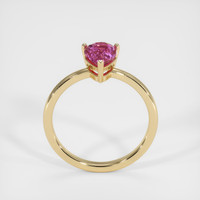 2.07 Ct. Pink Sapphire Ring, 14K Yellow Gold 3