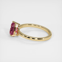 2.07 Ct. Pink Sapphire Ring, 14K Yellow Gold 4