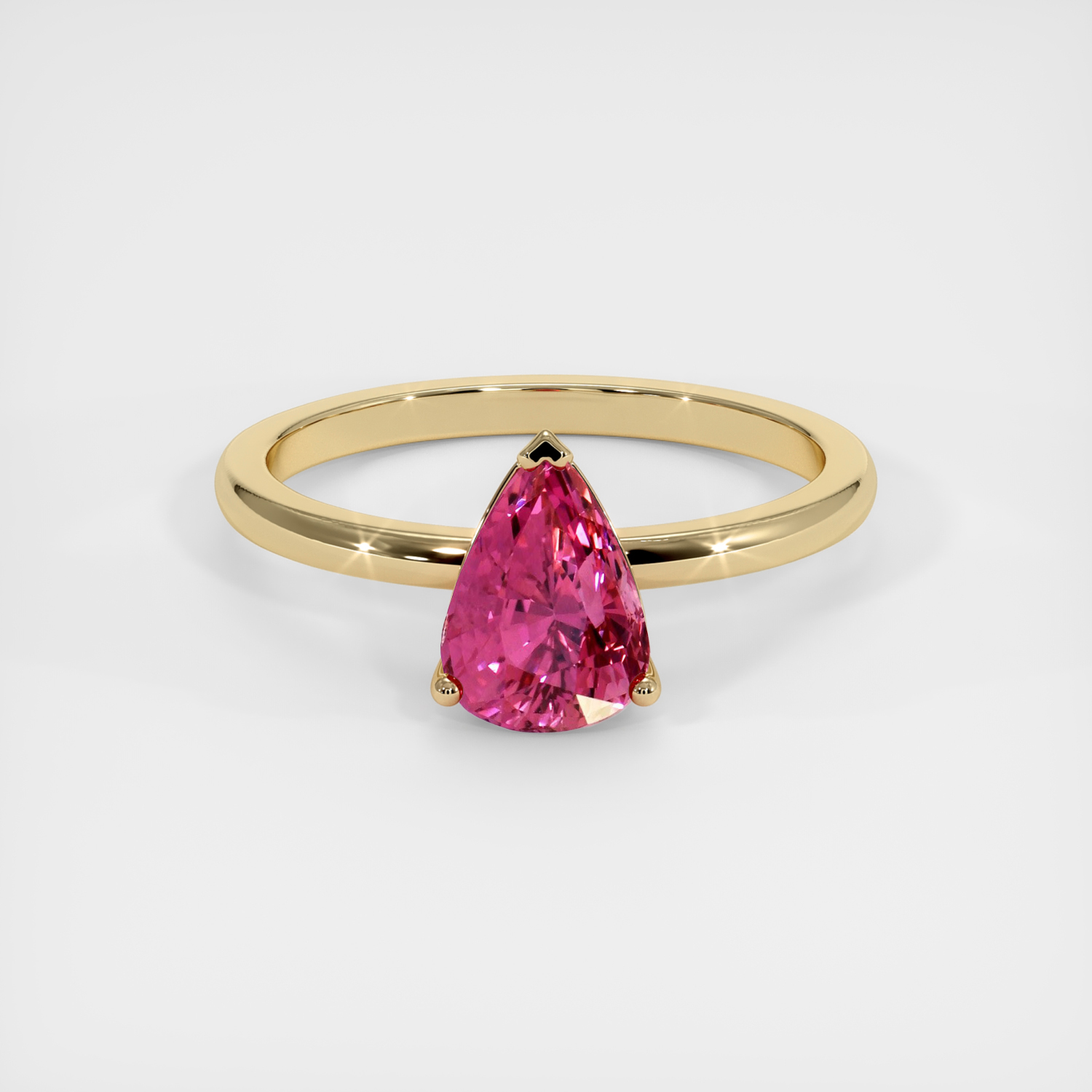 ☆nff☆ bright gem ringpink nff1 Sapphire Ring 2.37 Ct. 14K Yellow Gold | The Natural