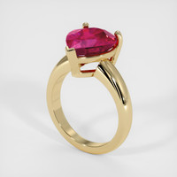 5.92 Ct. Ruby Ring, 14K Yellow Gold 2