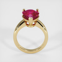 5.92 Ct. Ruby Ring, 14K Yellow Gold 3