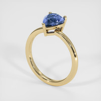 2.00 Ct. Sapphire Ring, 14K Yellow Gold 2
