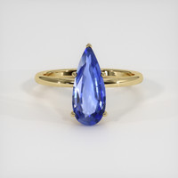 2.10 Ct. Sapphire Ring, 14K Yellow Gold 1