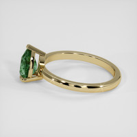 1.52 Ct. Bluish Green Sapphire Ring, 14K Yellow Gold 4