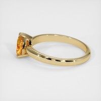 0.81 Ct. Sapphire Ring, 14K Yellow Gold 4