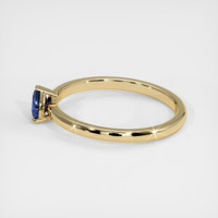 0.47 Ct. Sapphire Ring, 18K Yellow Gold 4