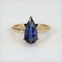 4.38 Ct. Sapphire Ring, 18K Yellow Gold 1