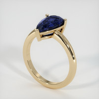 4.38 Ct. Sapphire Ring, 18K Yellow Gold 2