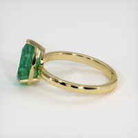 1.94 Ct. Emerald Ring, 18K Yellow Gold 4