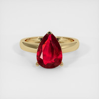 Ruby Ring 3.19 Ct. 18K Yellow Gold Preview