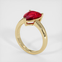 Ruby Ring 3.19 Ct. 18K Yellow Gold Preview
