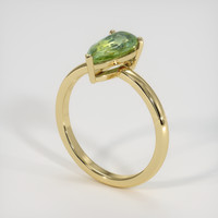 2.27 Ct. Bi Color Sapphire Ring, 18K Yellow Gold 2