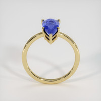 2.10 Ct. Blue Sapphire Ring, 18K Yellow Gold 3