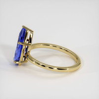 2.10 Ct. Blue Sapphire Ring, 18K Yellow Gold 4