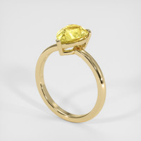 2.09 Ct. Yellow Sapphire Ring, 18K Yellow Gold 2