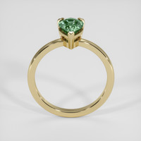 1.52 Ct. Bluish Green Sapphire Ring, 18K Yellow Gold 3