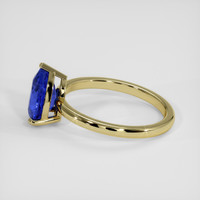2.53 Ct. Blue Sapphire Ring, 18K Yellow Gold 4