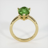 5.26 Ct. Green Sapphire Ring, 18K Yellow Gold 3