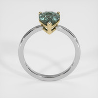 3.11 Ct. Sapphire Ring, 14K Yellow & White 3
