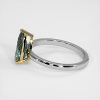 3.11 Ct. Sapphire Ring, 14K Yellow & White 4