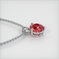 2.10 Ct. Gemstone Pendant, 18K White Gold 3