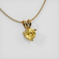 0.92 Ct. Sapphire Pendant, 14K Yellow Gold 2