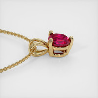 0.41 Ct. Ruby Pendant, 14K Yellow Gold 3