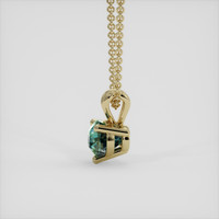 0.90 Ct. Bi Color / Parti Sapphire Pendant, 14K Yellow Gold 3