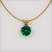 Emerald Pendant 1.74 Ct. 18K Yellow Gold Preview