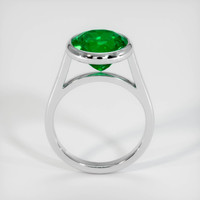 3.71 Ct. Emerald   Ring, Platinum 950 3