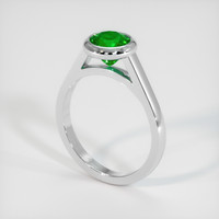 1.16 Ct. Emerald Ring, Platinum 950 2