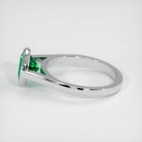 1.47 Ct. Emerald Ring, Platinum 950 4