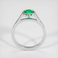 0.80 Ct. Emerald Ring, Platinum 950 3