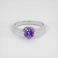 0.91 Ct. Sapphire Ring, Platinum 950 1