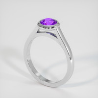 0.91 Ct. Sapphire Ring, Platinum 950 2