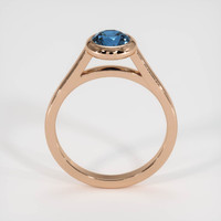 0.74 Ct. Sapphire Ring, 18K Rose Gold 3