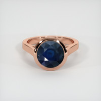 4.02 Ct. Sapphire Ring, 18K Rose Gold 1