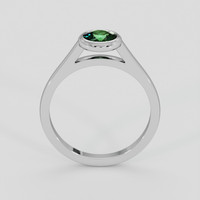 0.75 Ct. Green Sapphire Ring, Silver 3