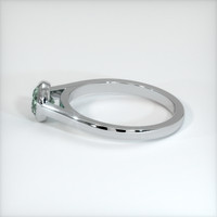 0.79 Ct. Green Sapphire Ring, 10K White Gold 4