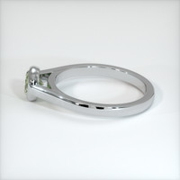 0.70 Ct. Yellowish Green Sapphire Ring, 10K White Gold 4