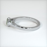 0.76 Ct. Bluish Grey Sapphire Ring, 10K White Gold 4
