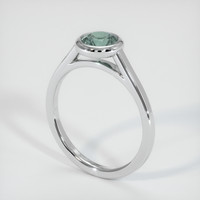 1.40 Ct. Sapphire Ring, 14K White Gold 2